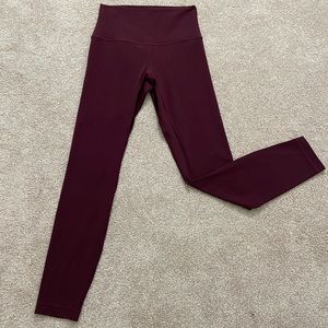 Lululemon Align Leggings 23 inch inseam, maroon. Open to offers.